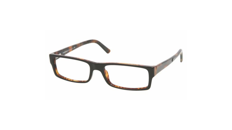Polo PH 2060 Eyeglasses Styles -  Top Black-Havana Frame w/Non-Rx 53 mm Diameter Lenses, 5260-5317