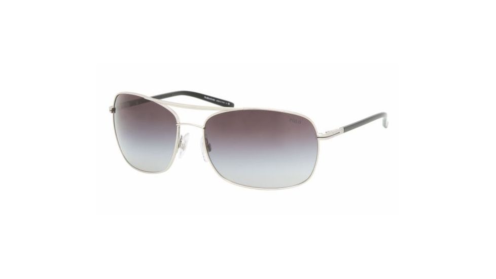 Polo PH3050 Bifocal Sunglasses - Matte Silver Frame / 63 mm Prescription Lenses, 90018G-6316