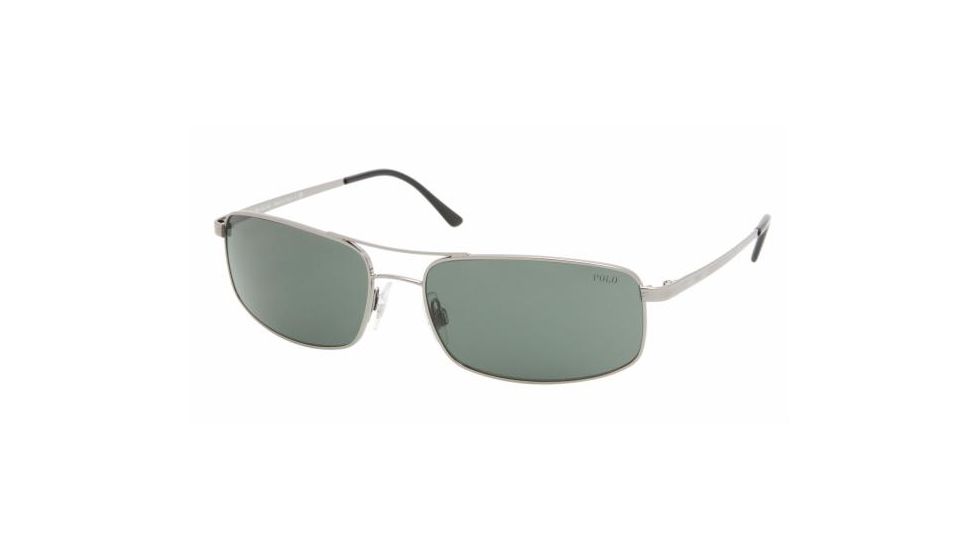 Polo PH 3051 Sunglasses Styles - Gunmetal Green Frame, 900271-6117