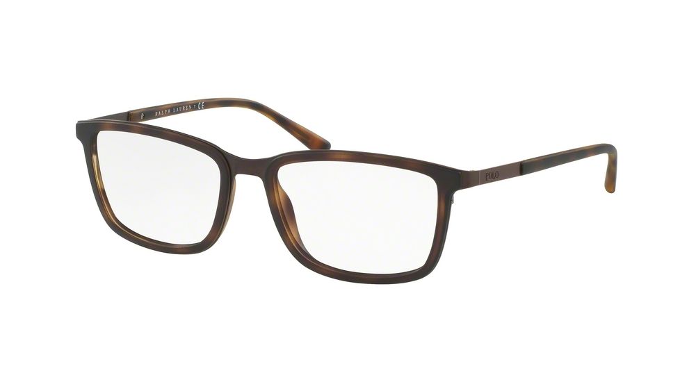 Polo PH1167 Progressive Prescription Eyeglasses 9313-53 - Matte Brown Frame