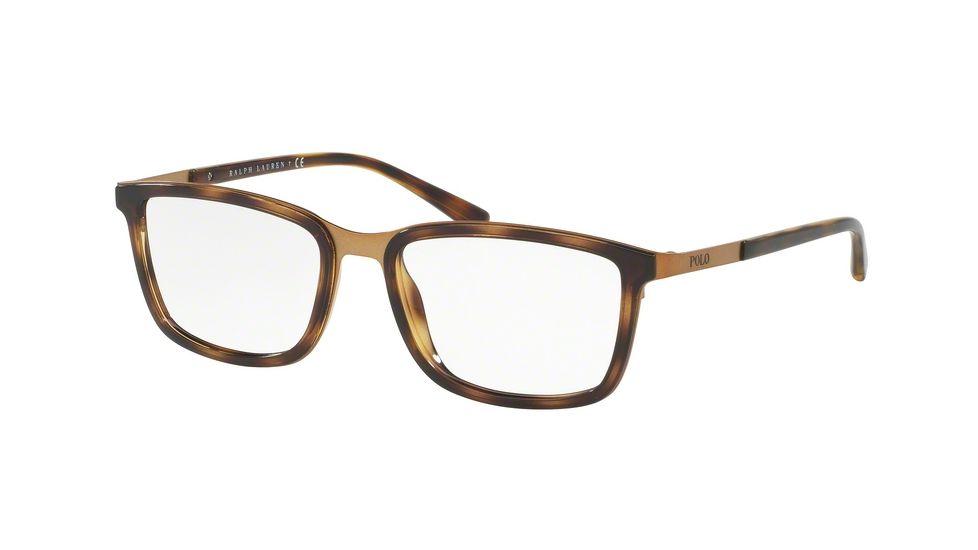Polo PH1167 Progressive Prescription Eyeglasses 9317-53 - Semishiny Bronze Frame
