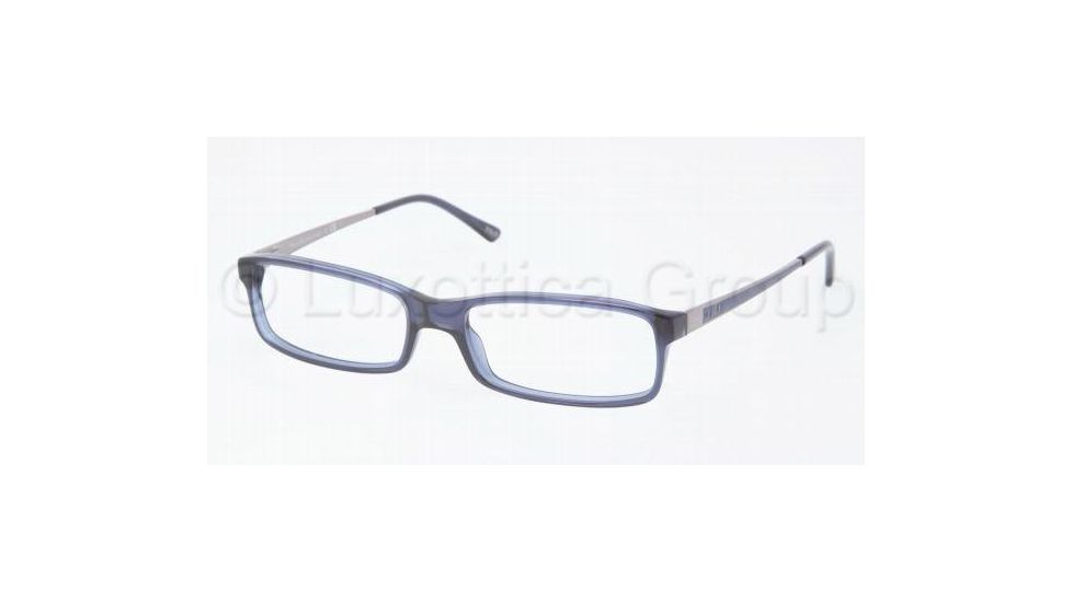 Polo PH2076 Bifocal Prescription Eyeglasses 5276-5216 - Dark Blue Transparent 