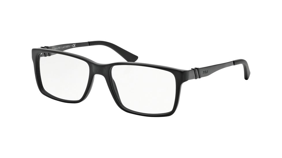 Polo PH2114 Bifocal Prescription Eyeglasses 5284-56 - Matte Black Frame
