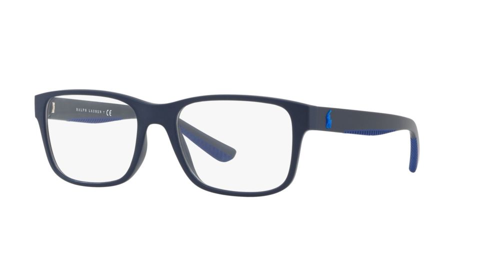 Polo PH2195 Bifocal Prescription Eyeglasses, 53mm, Matte Navy Blue, PH2195-5733-53-BI
