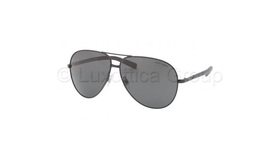 Polo PH3073 Single Vision Prescription Sunglasses PH3073-905087-6111 - Lens Diameter 61 mm, Frame Color Matte Gunmetal