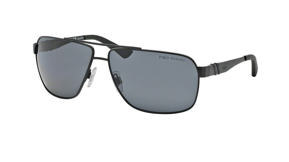 Polo PH3088 Single Vision Prescription Sunglasses PH3088-903881-65 - Lens Diameter 65 mm, Frame Color Matte Black