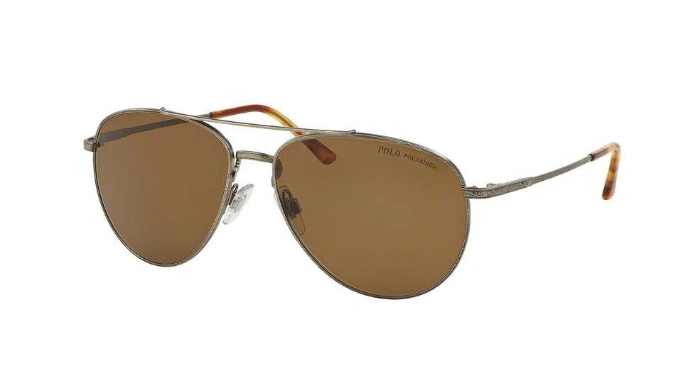 Polo PH3094 Bifocal Prescription Sunglasses PH3094-929183-59 - Lens Diameter 59 mm, Frame Color Aged Silver