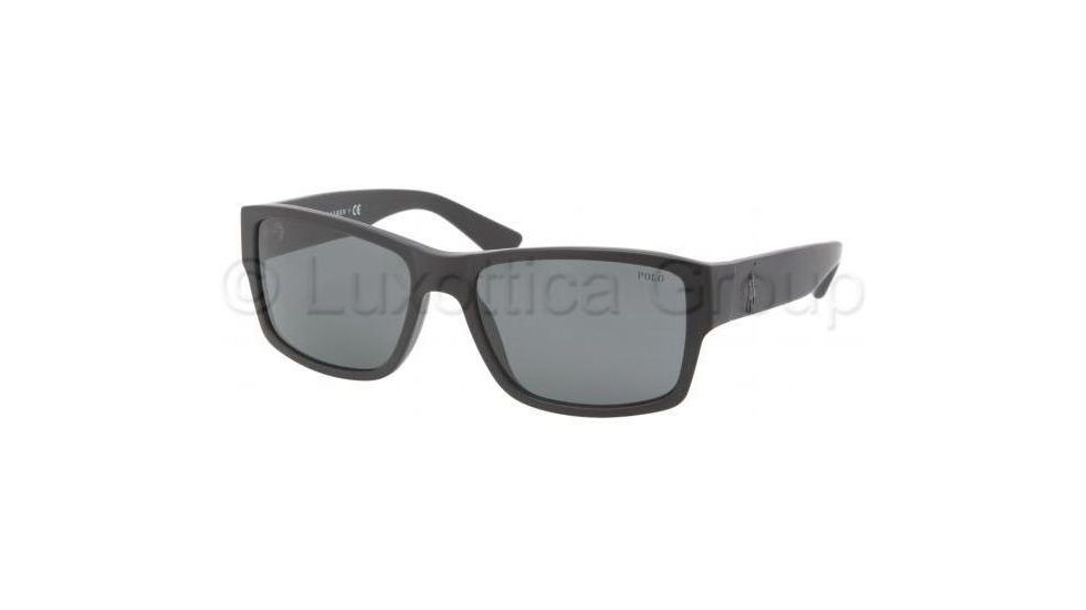 Polo PH4061 Progressive Prescription Sunglasses PH4061-500187-5717 - Lens Diameter 57 mm, Frame Color Matte Black