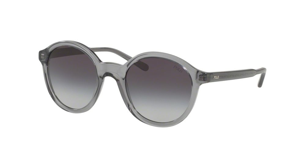 Polo PH4112 Sunglasses 56048G-50 - Shiny Crystal Grey Frame, Gradient Grey Lenses