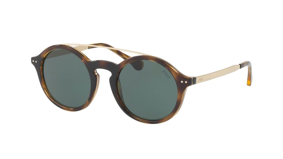 Polo PH4122 Single Vision Prescription Sunglasses PH4122-500371-49 - Lens Diameter 49 mm, Frame Color Dark Havana