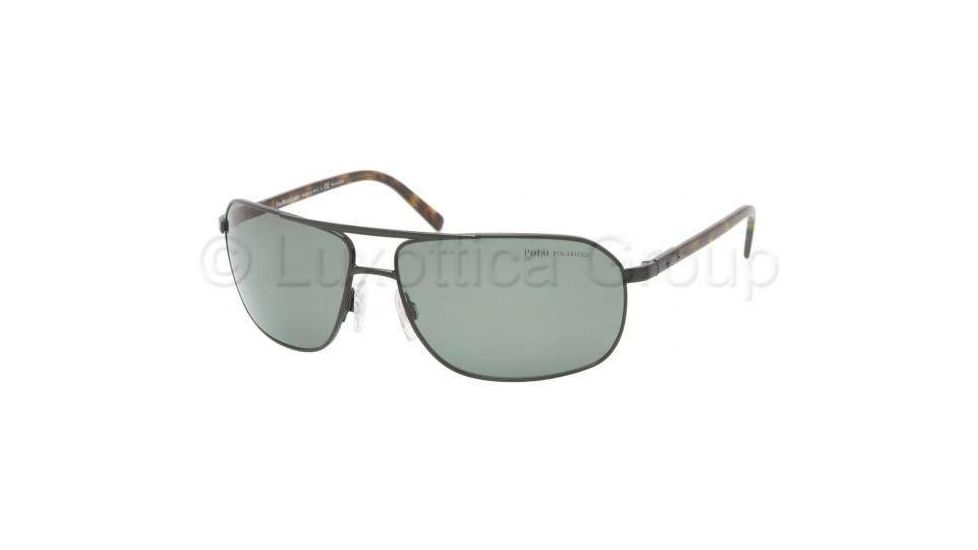 Polo PH3043 Sunglasses with No-Line Progressive Rx Prescription Lenses PH3043-90039A-6314 - Lens Diameter: 63 mm, Frame Color: Shiny Black