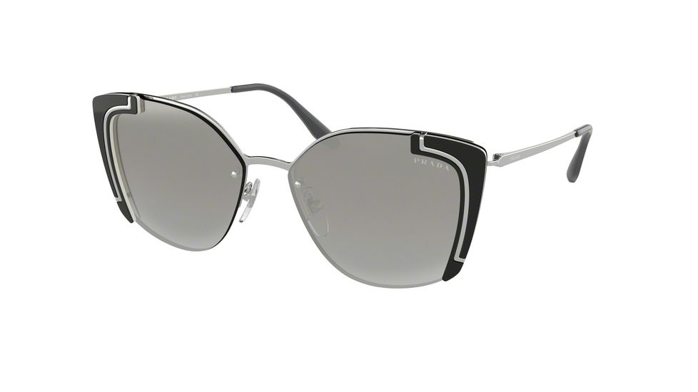Prada ABSOLUTE PR59VS Sunglasses 4315O0-64 - , Gradient Grey Mirror Silver Lenses