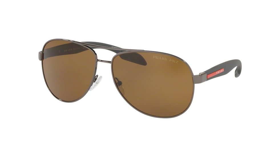 Prada BENBOW PS53PS Sunglasses 5AV5Y1-62 - , Polar Brown Lenses