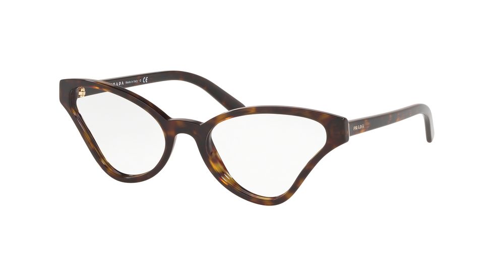 Prada CATWALK PR06XV Progressive Prescription Eyeglasses, 54mm, Havana, PR06XV-2AU1O1-54-PRO