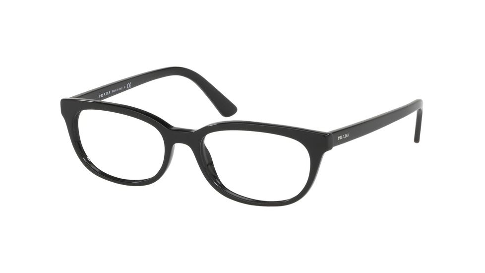 Prada CATWALK PR13VV Eyeglass Frames 1AB1O1-51 - Black