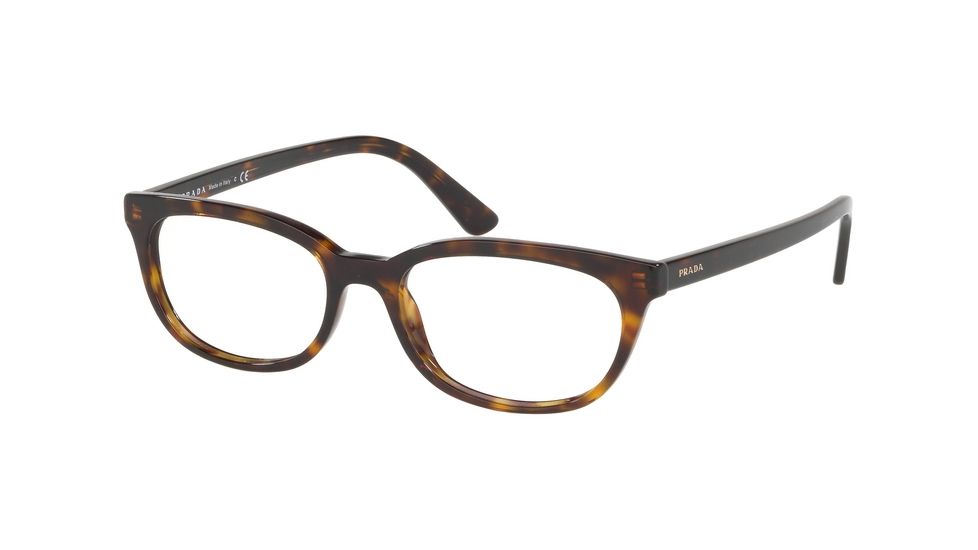 Prada CATWALK PR13VV Eyeglass Frames 2AU1O1-51 - Havana
