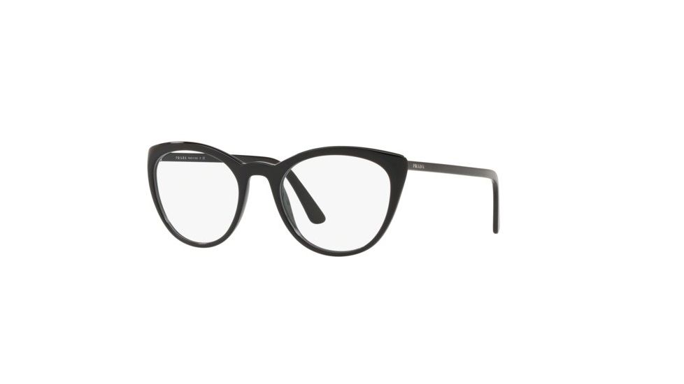 Prada CONCEPTUAL PR07VVF Bifocal Prescription Eyeglasses, 53mm, Black, PR07VVF-1AB1O1-53-BI