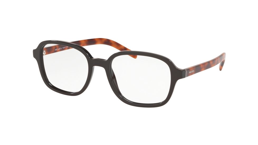 Prada CONCEPTUAL PR08XV Prescription Eyeglasses, 52mm, Brown, PR08XV-U6C1O1-52-SV