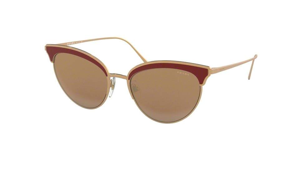 Prada CONCEPTUAL PR60VS Sunglasses 400408-54 - , Brown Mirr Silver Int Violet Lenses