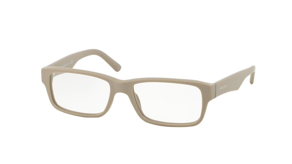 Prada Eyeglass Frames PR16MV TV51O1-55 - Matte Brushed Beige Frame
