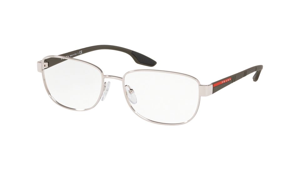 Prada LIFESTYLE PS52LV Prescription Eyeglasses, 54mm, Silver, PS52LV-1BC1O1-54-SV