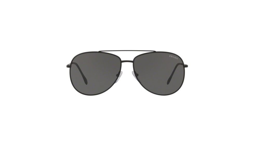 Prada LIFESTYLE PS55US Bifocal Prescription Sunglasses, 57mm, Black Rubber, PS55US-DG05S0-57-BI