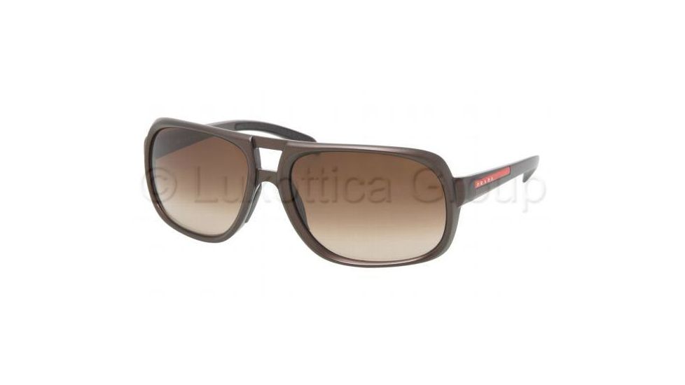 Prada Linea Rosa PS 06LS Sunglasses Styles - Matte Brown Frame / Brown Gradient Lenses, 7Y26S1-6317