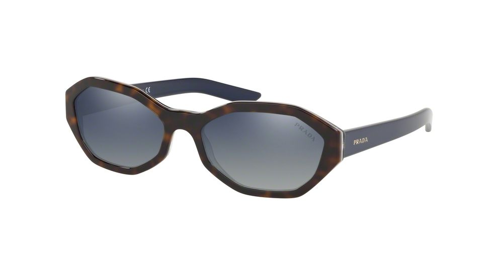 Prada MILLENIALS PR20VS Sunglasses 5123A0-56 - , Grey Grad Blue Mirror Silver Lenses