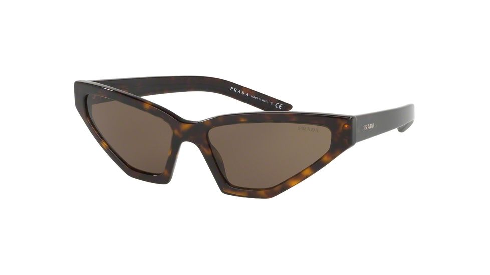 Prada MILLENNIALS PR12VS Sunglasses 2AU8C1-57 - , Brown Lenses