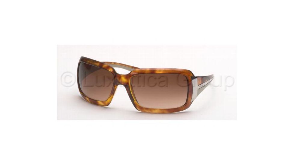 Prada PR 01HS Sunglasses Styles - Light Havana Frame / Brown Gradient Lenses, 4BW6S1-6116