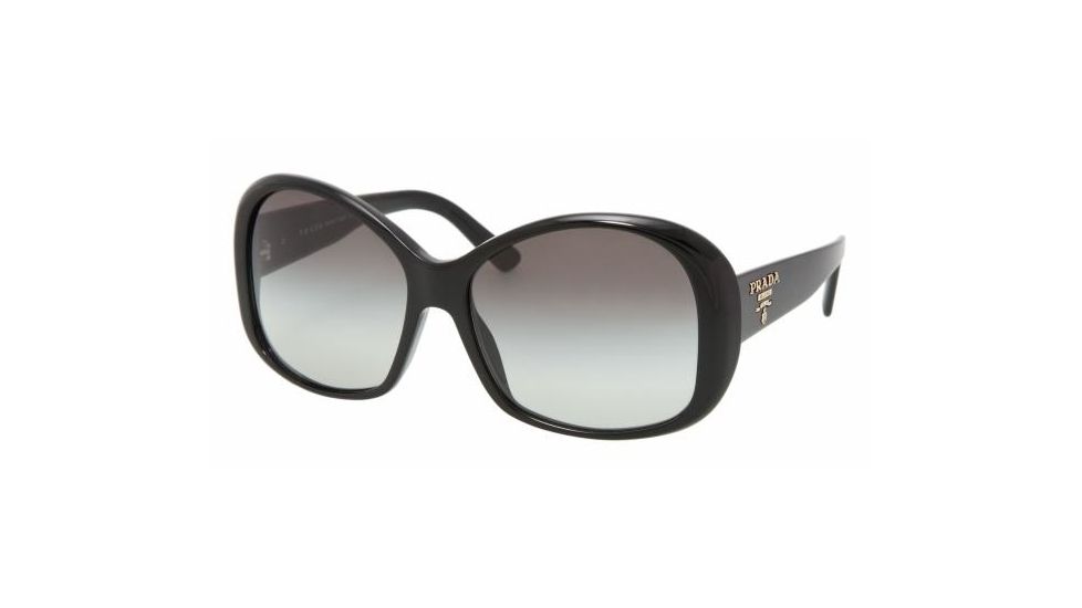 Prada PR 03MS Sunglasses Styles - Gloss Black Gray Gradient Frame, 1AB3M1-5915