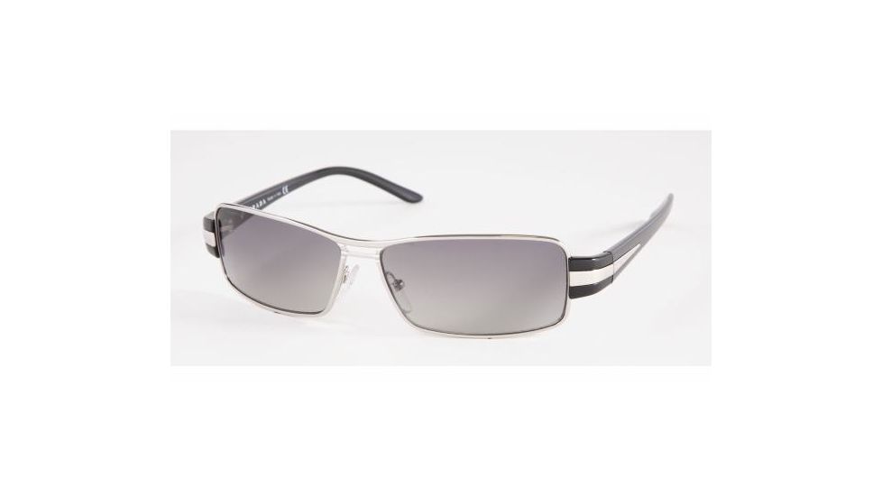 Prada PR50HS Bifocal Sunglasses - Silver Frame / 58 mm Prescription Lenses, 1BC3M1-5812