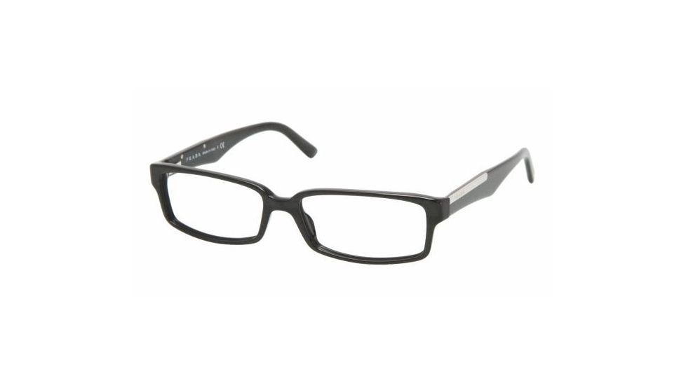 Prada PR01MV Bifocal Eyeglasses - M:silver P:black Frame / 52 mm Prescription Lenses, 7BN1O1-5215