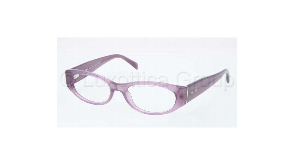 Prada PR03PV Bifocal Prescription Eyeglasses MAV1O1-5117 - Opal Violet Frame