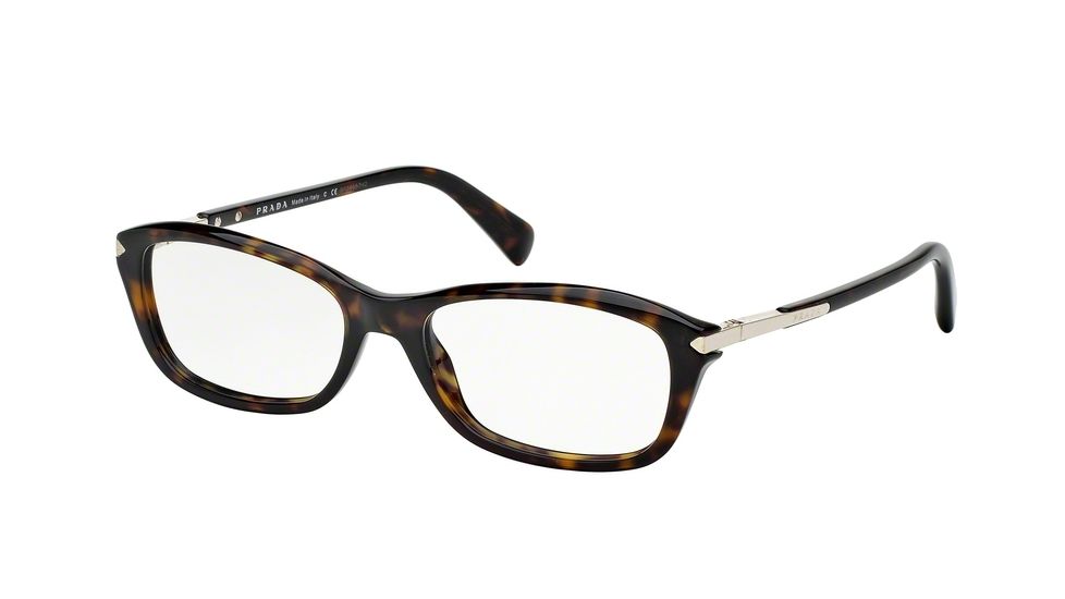 Prada PR04PVA Eyeglass Frames 2AU1O1-54 - Havana Frame