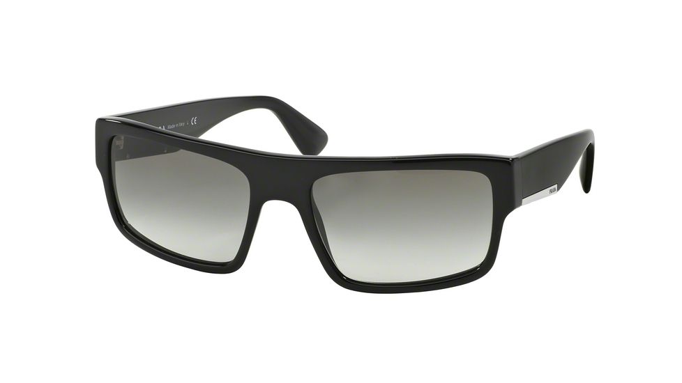 Prada PR04RS Sunglasses 1AB0A7-58 - Black Frame, Grey Gradient Lenses
