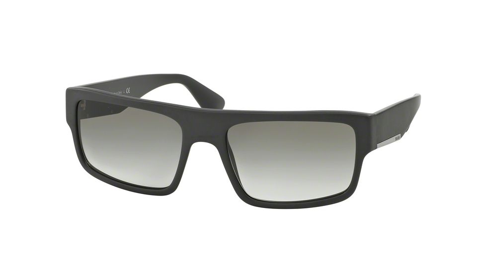 Prada PR04RS Sunglasses TKM0A7-58 - Matte Grey Frame, Grey Gradient Lenses