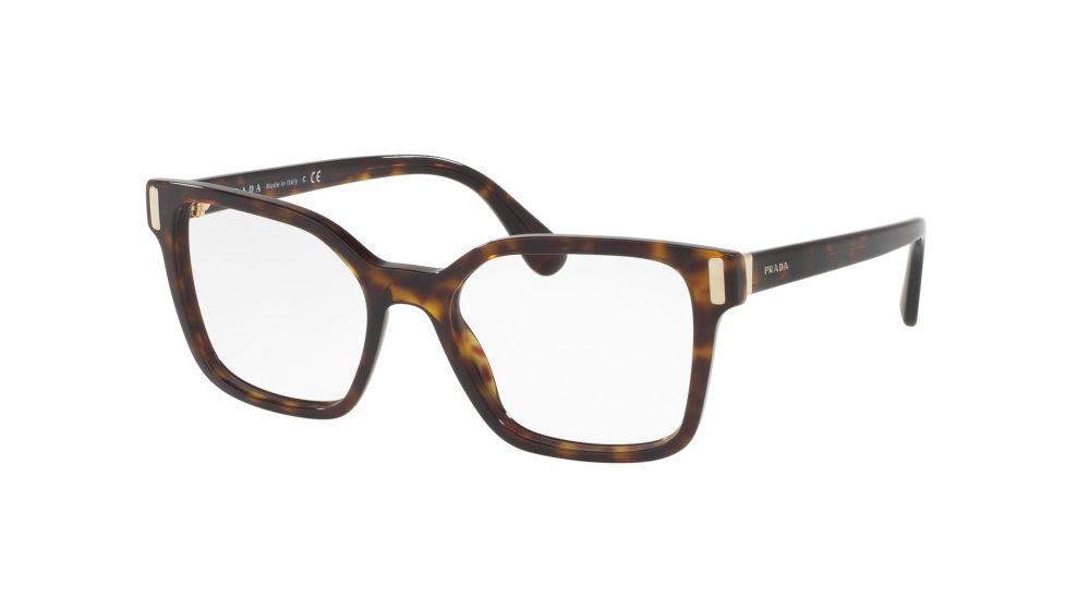 Prada PR05TV Bifocal Prescription Eyeglasses 2AU1O1-50 - Havana Frame