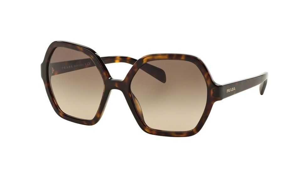 Prada PR06SS Bifocal Prescription Sunglasses PR06SS-2AU3D0-56 - Lens Diameter 56 mm, Frame Color Havana