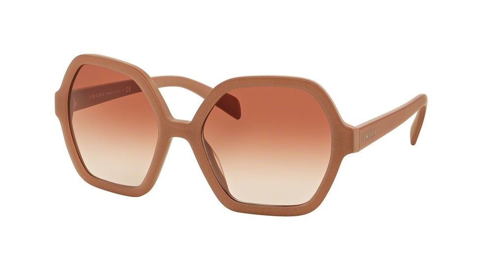 Prada PR06SS Bifocal Prescription Sunglasses PR06SS-UFF2F1-56 - Lens Diameter 56 mm, Frame Color Matte Alluminium Pink