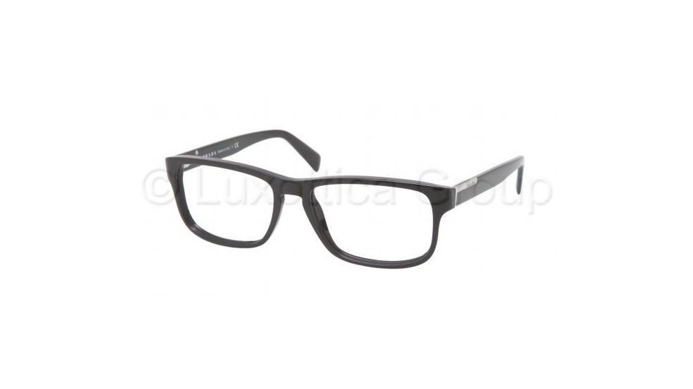 Prada PR07PV Bifocal Prescription Eyeglasses 1AB1O1-5417 - Black Frame