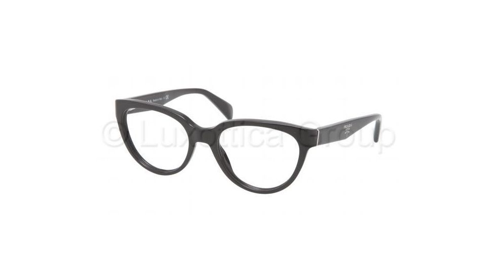 Prada PR10PV Eyeglass Frames 1AB1O1-5017 - Black Frame