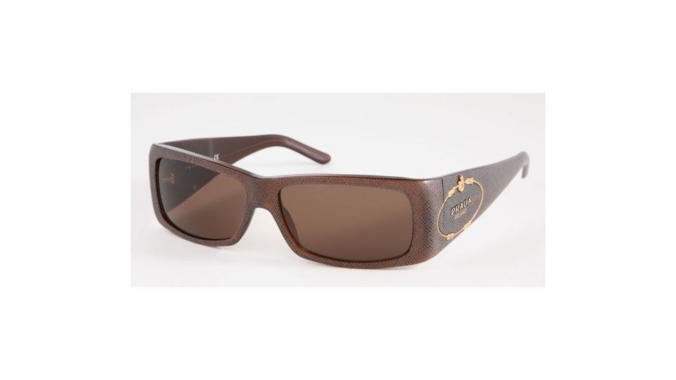 Prada PR11HS #7JY8C1 - Brown Saffiano Brown Frame