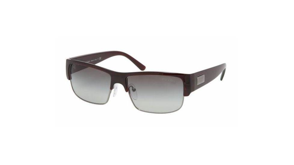 Prada PR11MS #0AG3M1 - Dark Bordeaux Frame, Gray Gradient Lenses