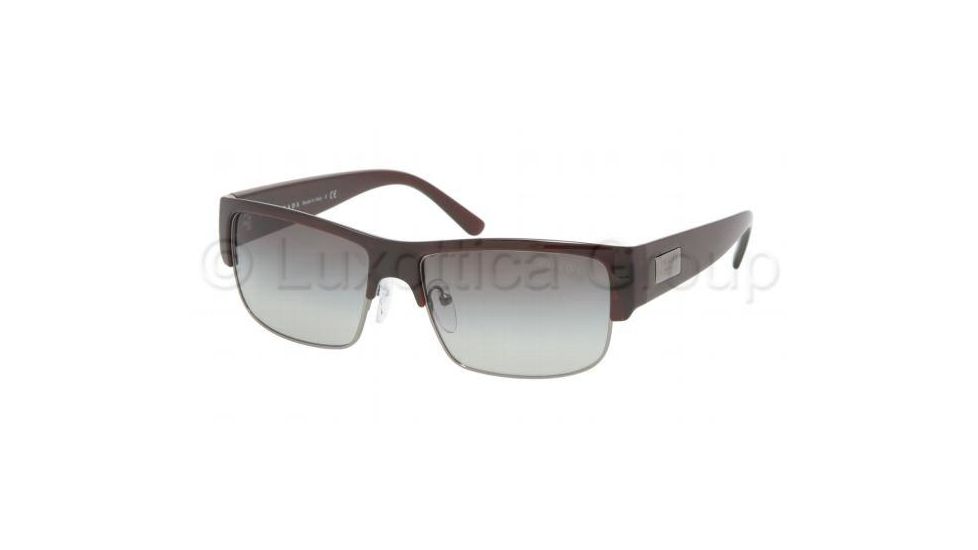 Prada PR11MS Bifocal Sunglasses - Dark Bordeaux Frame / 56 mm Prescription Lenses, 0AG3M1-5616