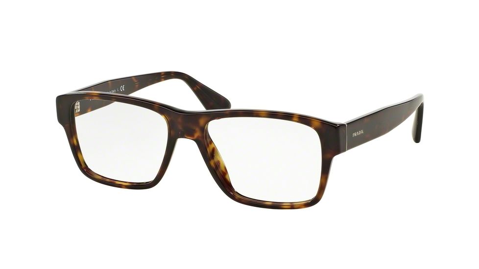 Prada PR17SV Bifocal Prescription Eyeglasses 2AU1O1-53 - Havana Frame