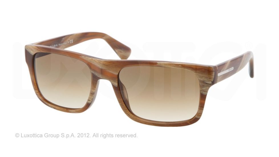 Prada PR18PS Sunglasses MAQ0B3-56 - Light Horn