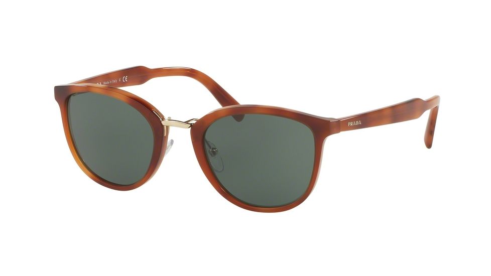 Prada PR22SS Bifocal Prescription Sunglasses PR22SS-USE3O1-52 - Lens Diameter 52 mm, Frame Color Striped Light Brown