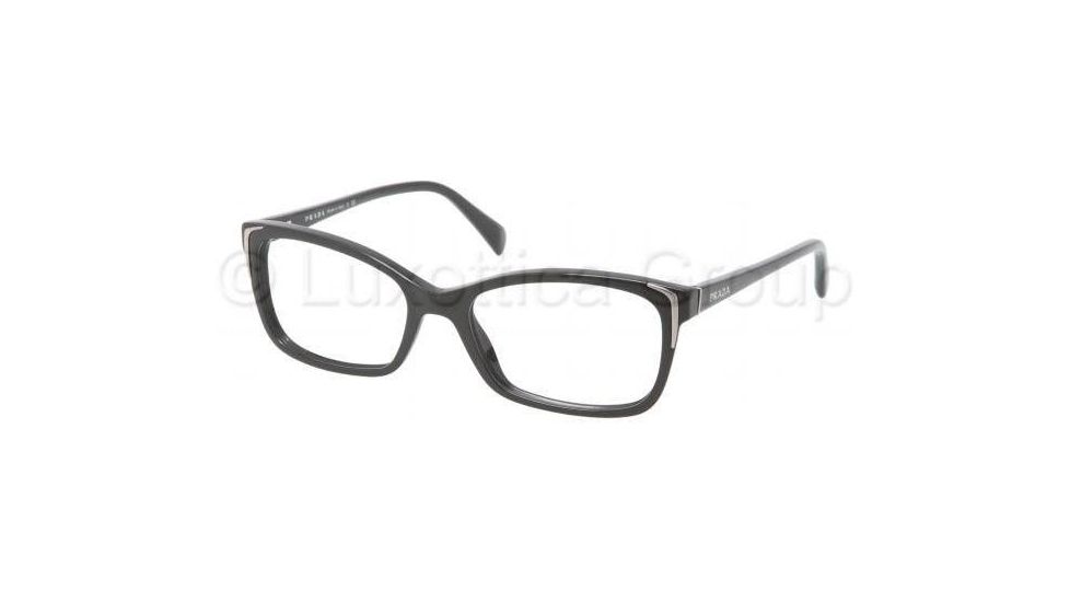 Prada PR23OV Bifocal Prescription Eyeglasses 1AB1O1-5217 - Black Frame