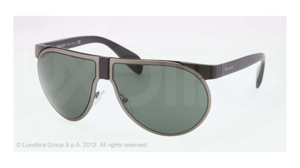Prada PR23PS Bifocal Prescription Sunglasses PR23PS-1BO3O1-62 - Lens Diameter 62 mm, Lens Diameter 62 mm, Frame Color Matte Black/matte Gunmet